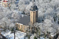 Die Friedenskirche im Winter