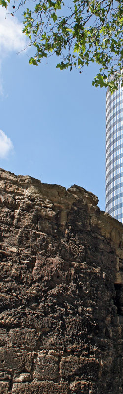 Reste vom Anatomieturm in Jena