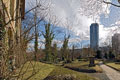 Blick von der Friedenskirche in die Innenstadt