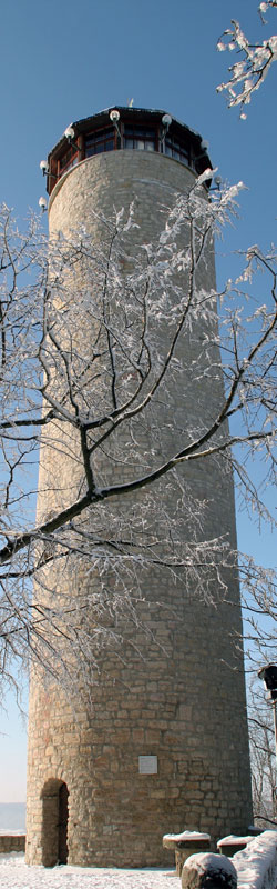 Der Fuchsturm im Winterkleid