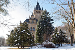 Jagdschloss Hummelshain im Winter