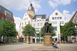 Der Marktplatz von Jena