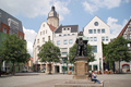 Markt von Jena mit Hanfried