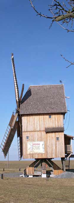 Die historische Bockwindmühle in Krippendorf