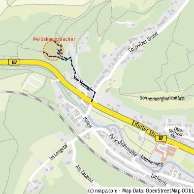 Wandern zu den Perückensträuchern auf den Sonnenbergen